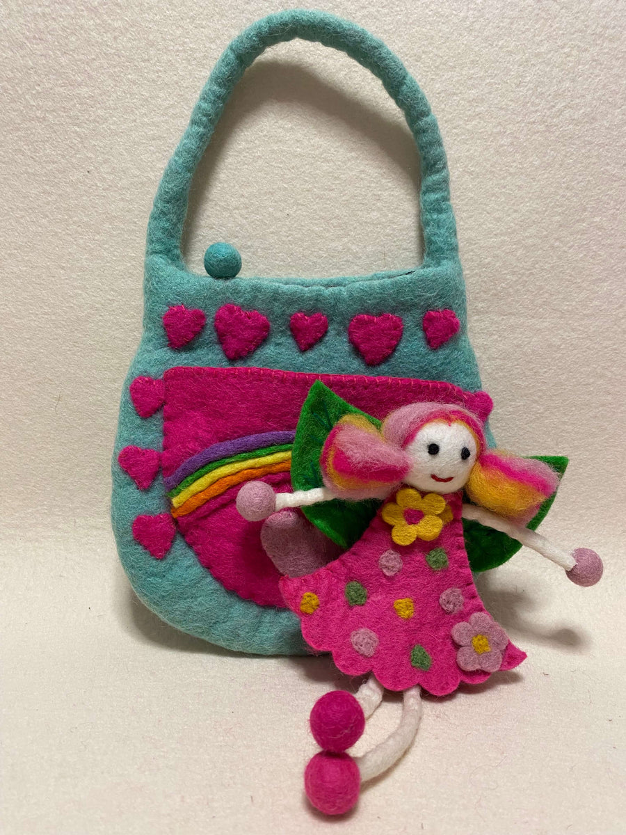 Big Blue Rainbow Bag – The Pixie Patch