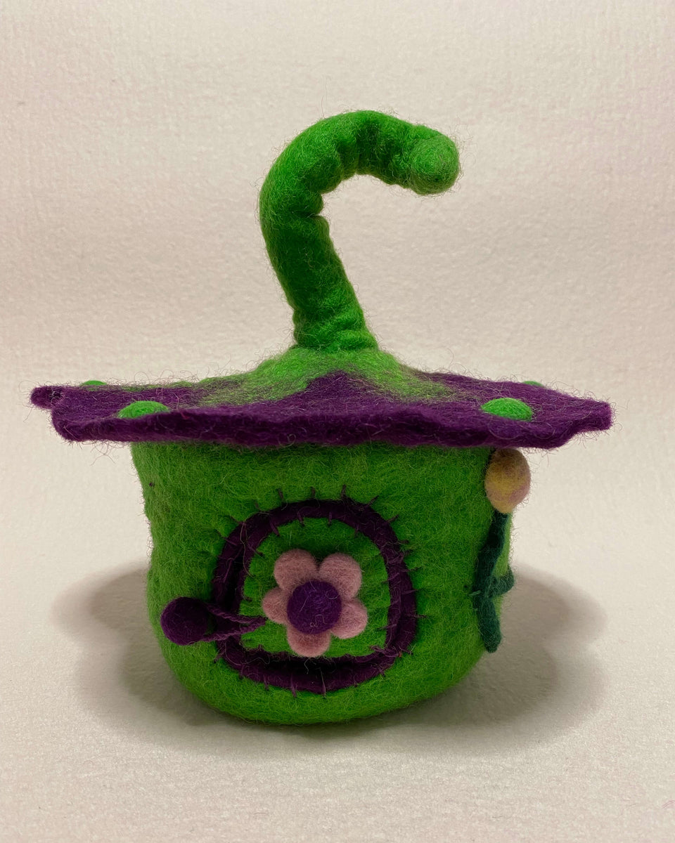 Small Green and Purple Flower Home – The Pixie Patch