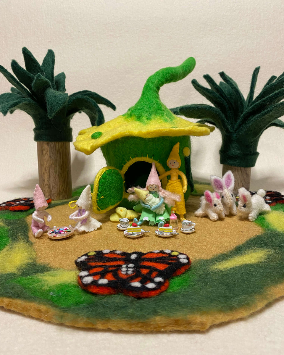 Small Green and Yellow Flower Home – The Pixie Patch