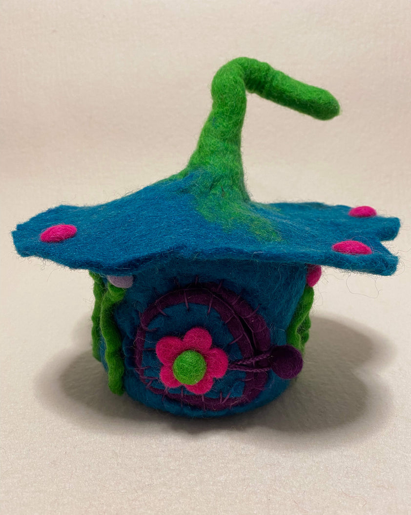 Small Blue Flower Homes I B – The Pixie Patch